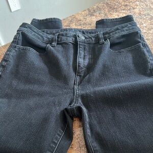 American Eagle Hi-Rise Jegging 8 Regular Stylish Black Denim Jeans